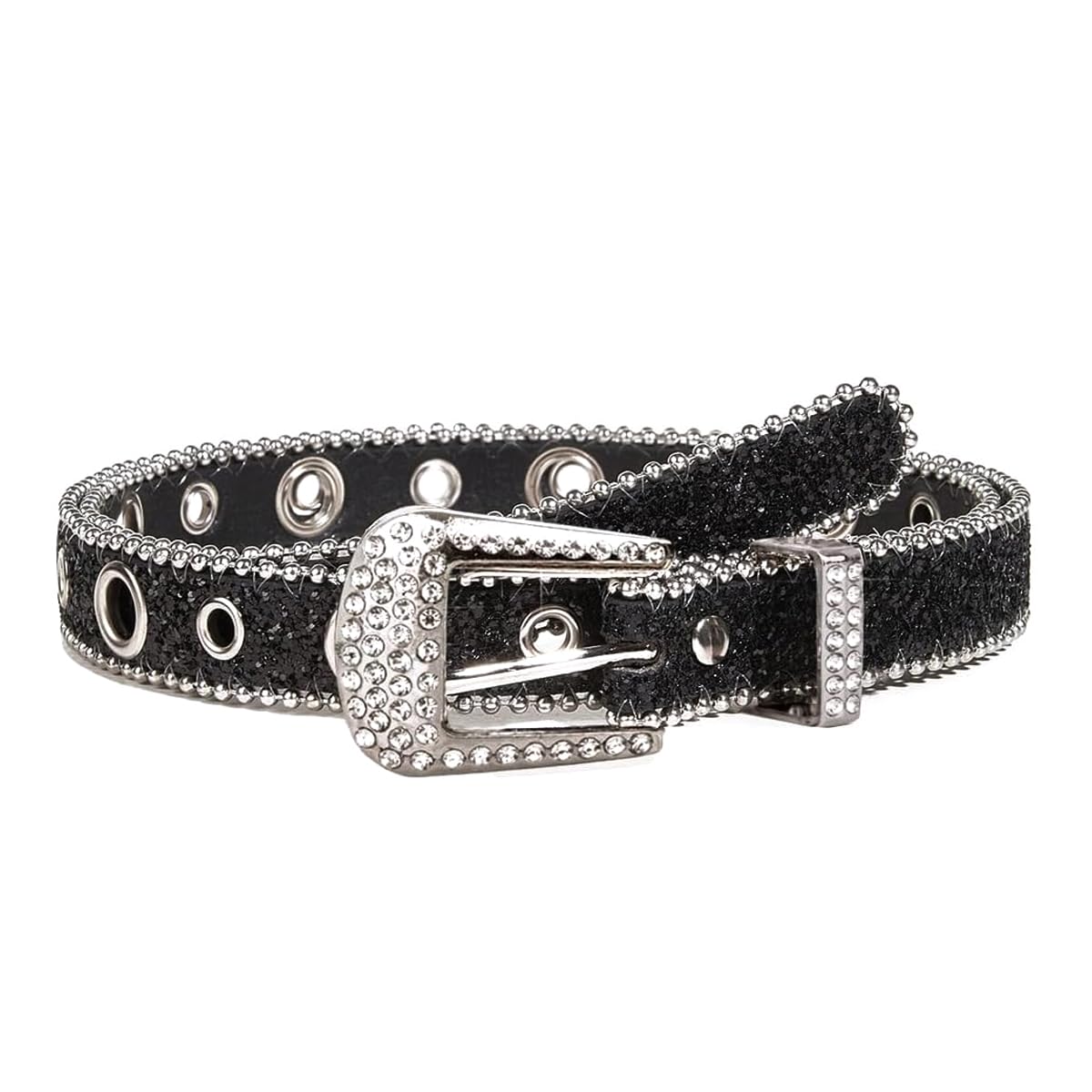 PALAY Women Belt Sparkling Rhinestone Waist Belt Paved Rhinestone Fashion Women Belt 44 inches Adjustable Fashion Women Belt PALAY Women Belt Sparkling Rhinestone Waist Belt Paved Rhinestone Fashion Women Belt 44 inches Adjustable Fashion Women Belt